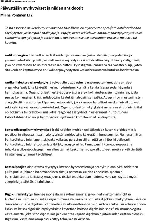 digoksiini myrkytys|Myrkytykset .